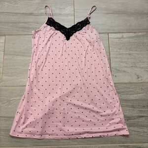 Pink Polka Dot Nightgown